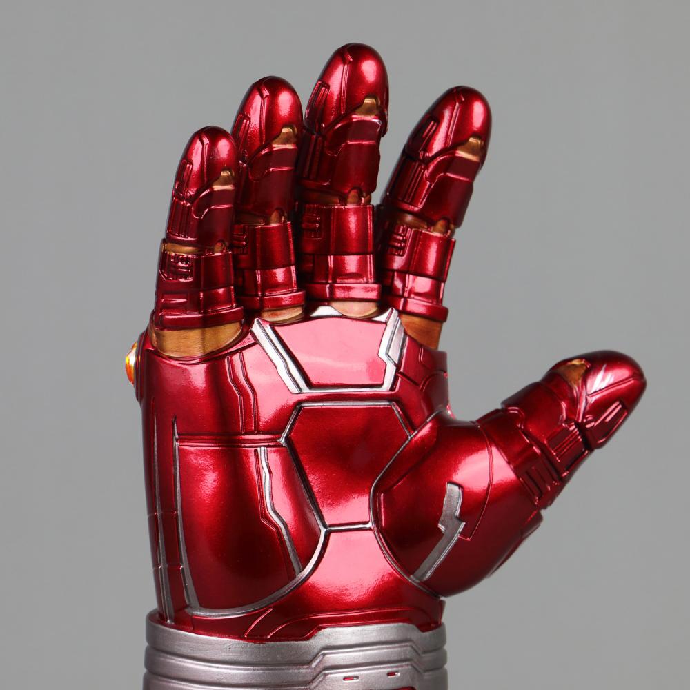 Avengers Endgame Iron Man Gauntlet Gloves Stone Movable Led Light Infinity War Glove Halloween Cosplay props