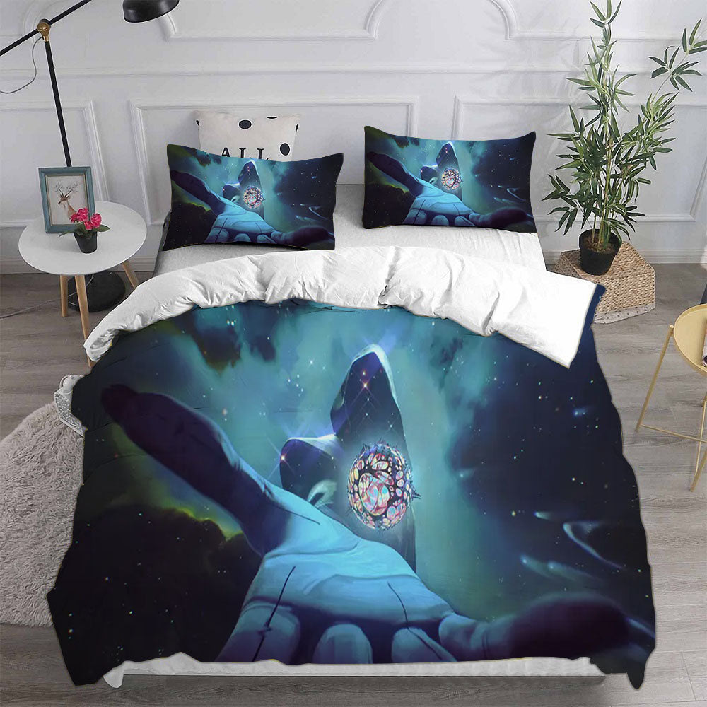 Arcane League of Legends Cosplay Bedding Set Duvet Cover Pillowcases Halloween Home Decor