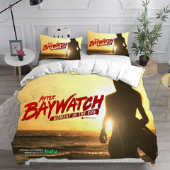 Baywatch Cosplay Bedding Set Duvet Cover Pillowcases Halloween Home Decor