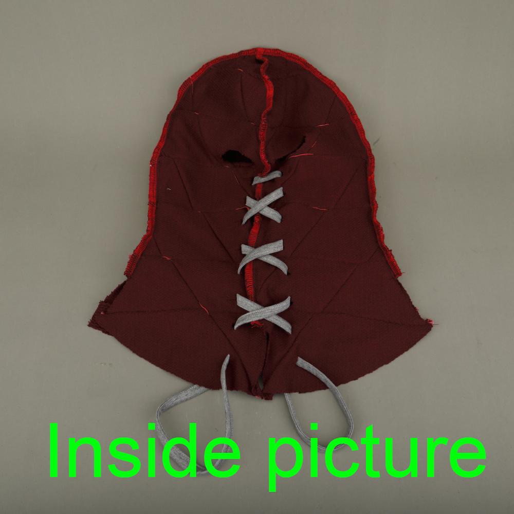 BrightBurn Red Hood Cosplay Scary Horror Mask  Halloween Mask Full Head Breathable Props