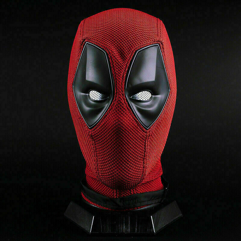 Cosplay Deadpool Mask Full Face Breathable knitted Mask Halloween Deluxe Props