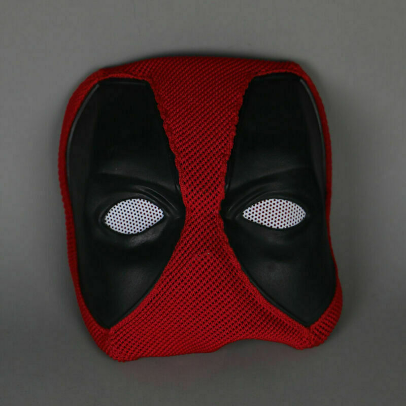 Cosplay Deadpool Mask Full Face Breathable knitted Mask Halloween Deluxe Props