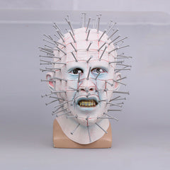 Cosplay Hellraiser Pinhead Mask Halloween Horror Ghost Scary Helmet Party Mask