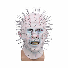 Cosplay Hellraiser Pinhead Mask Halloween Horror Ghost Scary Helmet Party Mask