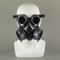 Cosplay Punk Gothic rivet Mask Steampunk Gas Facs Mask Halloween Cool Prop New