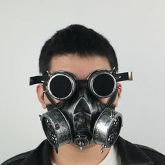 Cosplay Punk Gothic rivet Mask Steampunk Gas Facs Mask Halloween Cool Prop New