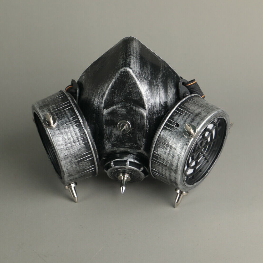 Cosplay Punk Gothic rivet Mask Steampunk Gas Facs Mask Halloween Cool Prop New