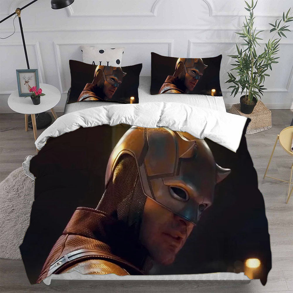 Daredevil Born Again3 Cosplay Bedding Set Duvet Cover Pillowcases Halloween Home Decor