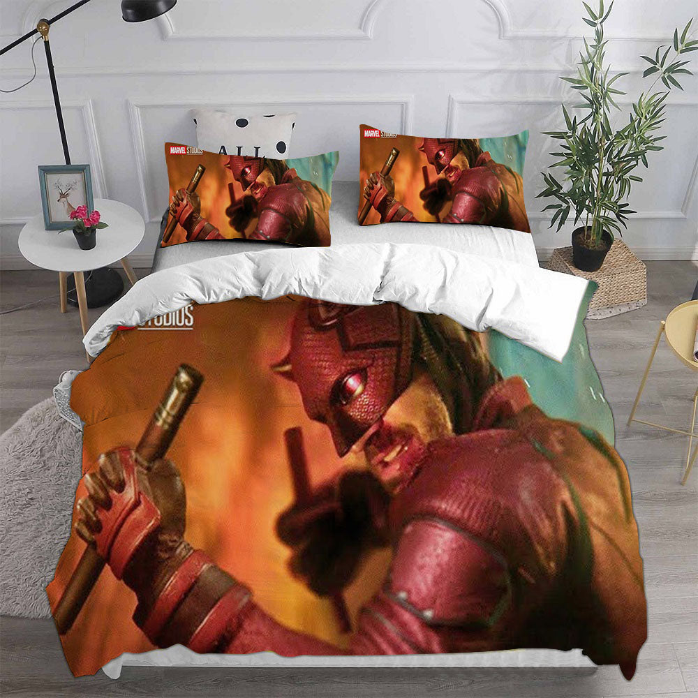 Daredevil Born Again3 Cosplay Bedding Set Duvet Cover Pillowcases Halloween Home Decor