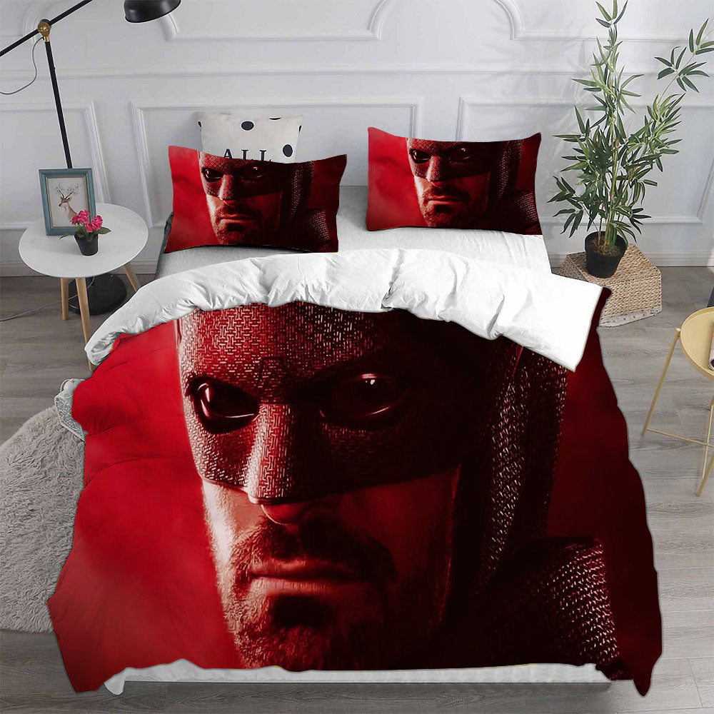 Daredevil Born Again3 Cosplay Bedding Set Duvet Cover Pillowcases Halloween Home Decor