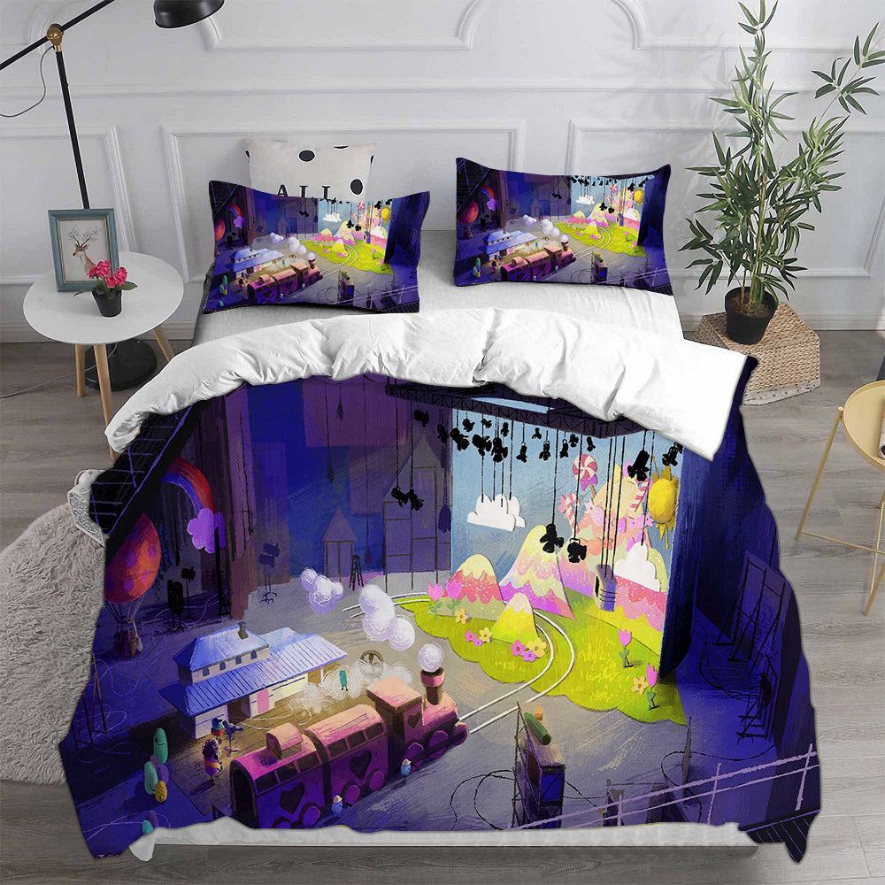 Dream Productions Cosplay Bedding Set Duvet Cover Pillowcases Halloween Home Decor