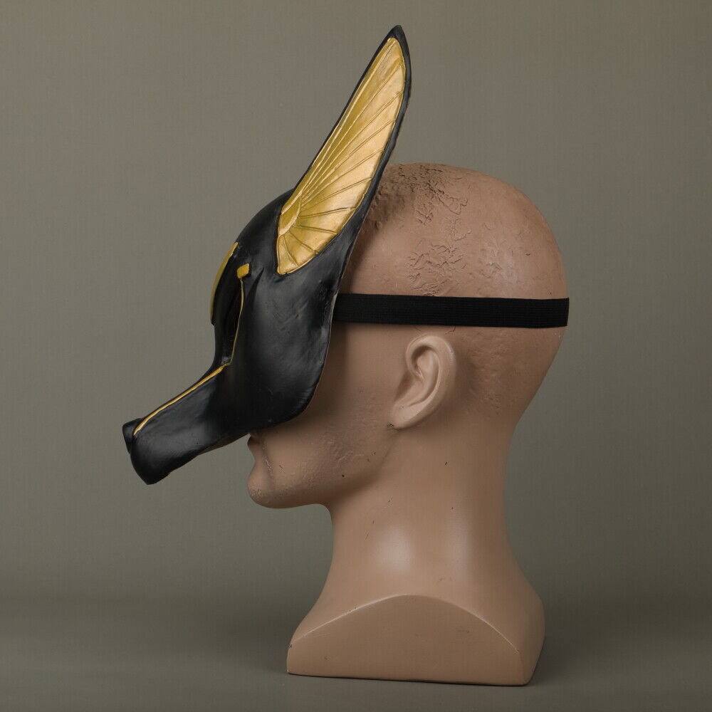 Egyptian Anubis Mask Hood Cosplay Anubis Wolf Halloween Masquerade Mask Props