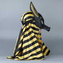 Egyptian Anubis Mask Hood Cosplay Anubis Wolf Halloween Masquerade Mask Props