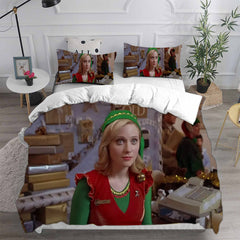 Elf Cosplay Bedding Set Duvet Cover Pillowcases Halloween Home Decor