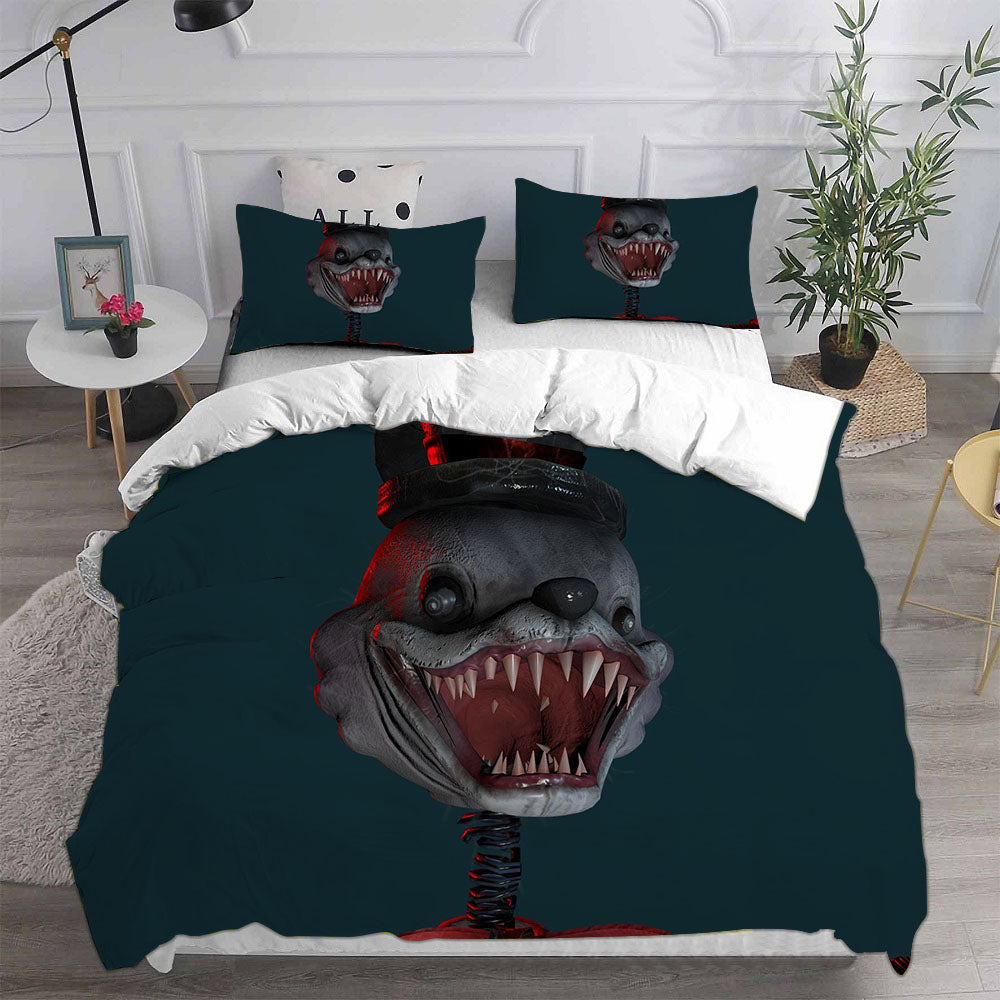 Finding Frankie Cosplay Bedding Set Duvet Cover Pillowcases Halloween Home Decor