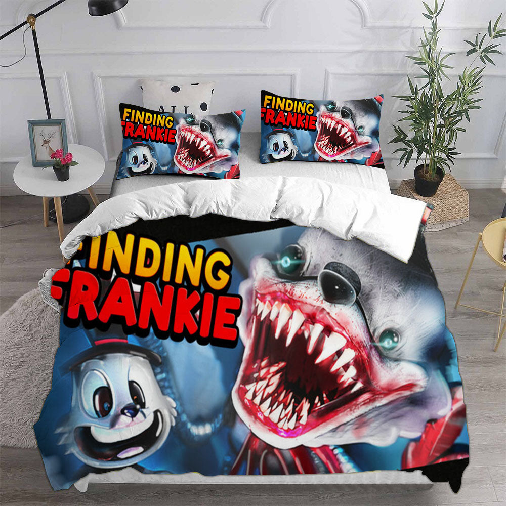 Finding Frankie Cosplay Bedding Set Duvet Cover Pillowcases Halloween Home Decor