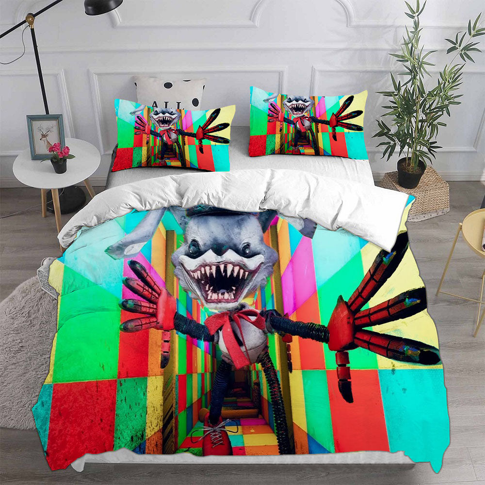 Finding Frankie Cosplay Bedding Set Duvet Cover Pillowcases Halloween Home Decor