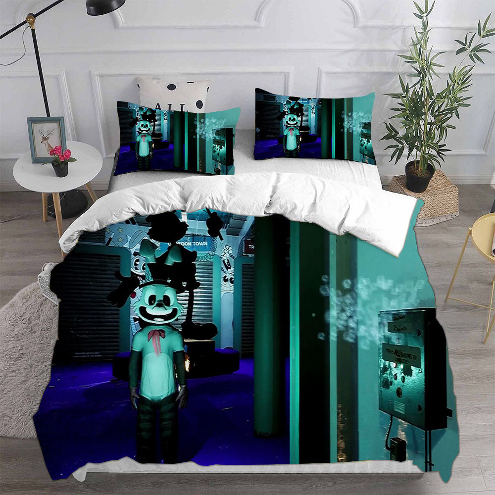 Finding Frankie Cosplay Bedding Set Duvet Cover Pillowcases Halloween Home Decor