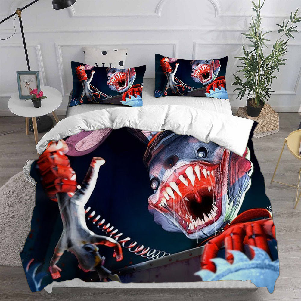 Finding Frankie Cosplay Bedding Set Duvet Cover Pillowcases Halloween Home Decor