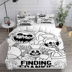 Finding Frankie Cosplay Bedding Set Duvet Cover Pillowcases Halloween Home Decor