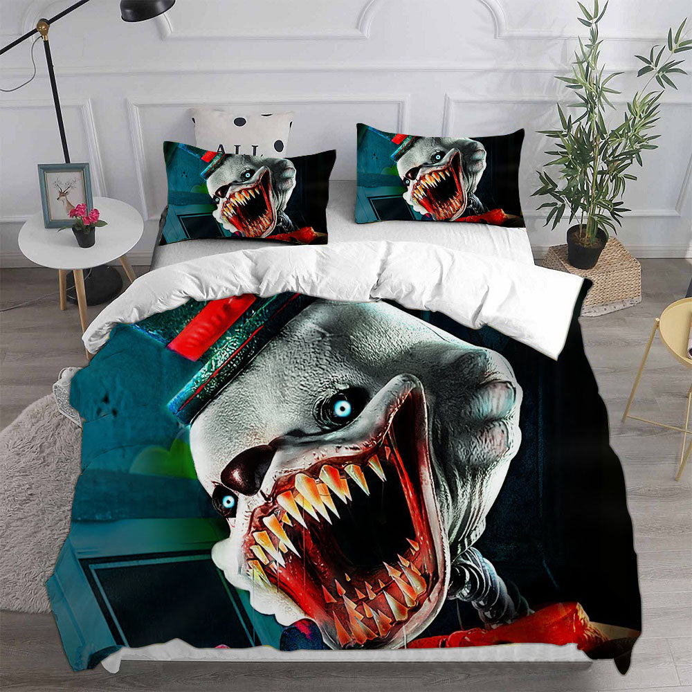 Finding Frankie Cosplay Bedding Set Duvet Cover Pillowcases Halloween Home Decor