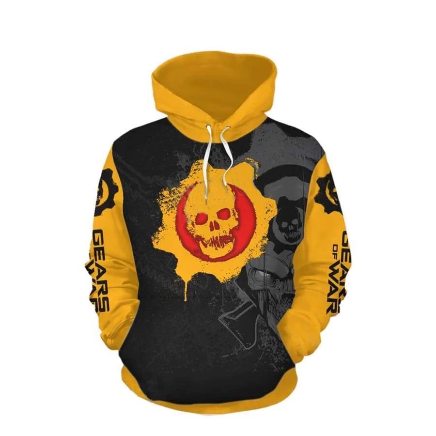 Gears of war 5 3D Printed Sweater Hooded Halloween Cosplay Sweatshirts Coat