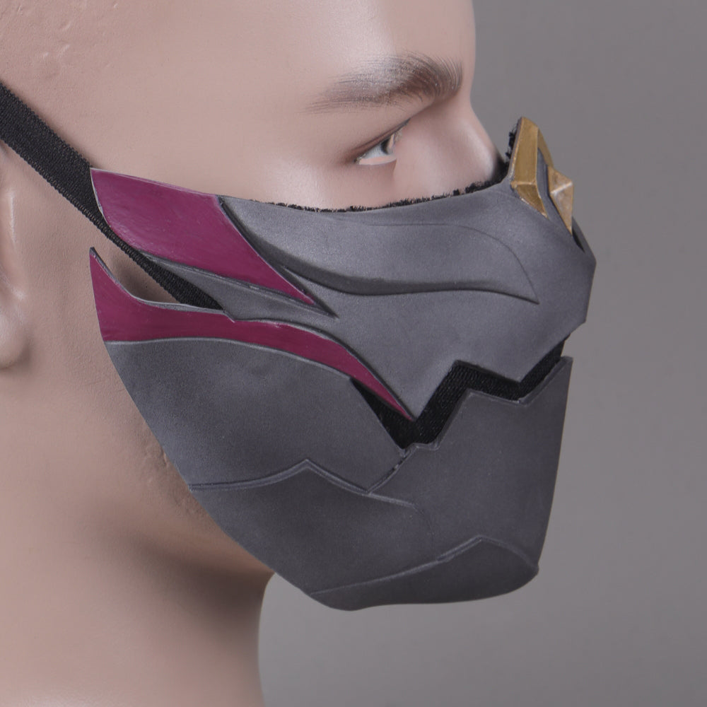 Genshin Impact Kuki Shinobu Cosplay Mask for Halloween Props