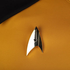 Star Trek Cosicon Discovery Season 2 Captain Kirk Shirt Uniform Badge Costumes Halloween Cosplay Costume