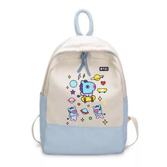 BTS Bangtan Boys BT21 Backpack School Bag Unisex Cosplay Prop