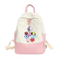 BTS Bangtan Boys BT21 Backpack School Bag Unisex Cosplay Prop