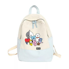 BTS Bangtan Boys BT21 Backpack School Bag Unisex Cosplay Prop