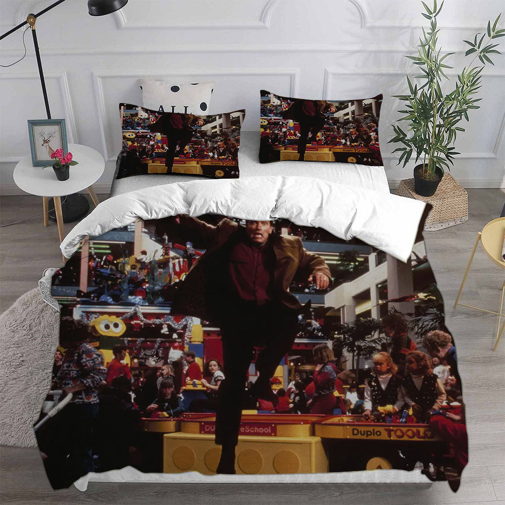 Jingle All the Way Cosplay Bedding Set Duvet Cover Pillowcases Halloween Home Decor