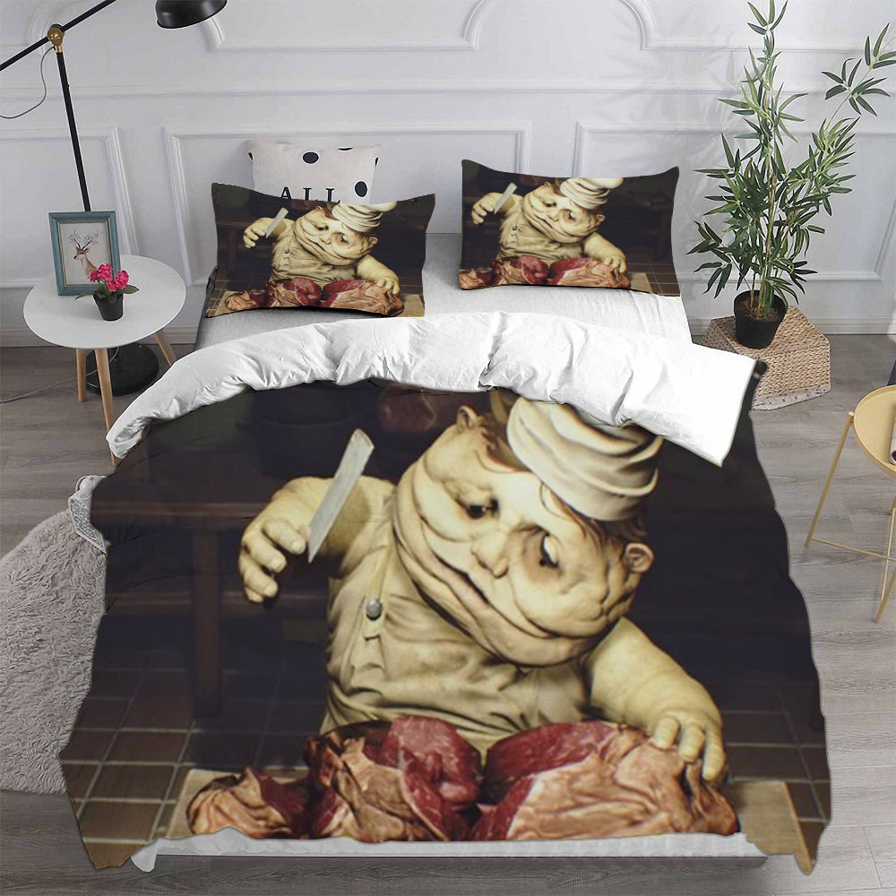 Little Nightmares Cosplay Bedding Set Duvet Cover Pillowcases Halloween Home Decor