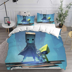 Little Nightmares Cosplay Bedding Set Duvet Cover Pillowcases Halloween Home Decor