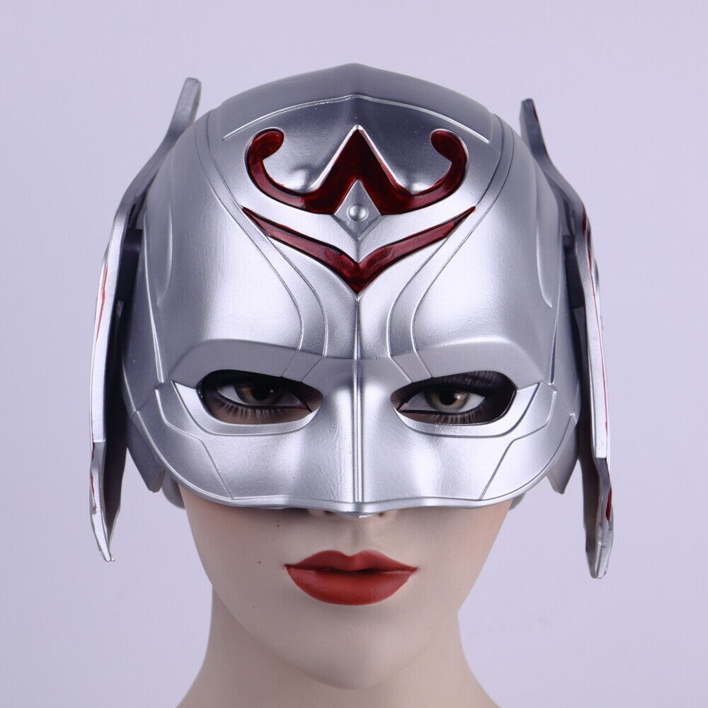 Mighty Thor 4 Love and Thunder Women Helmet Cosplay Superhero Halloween Helmet