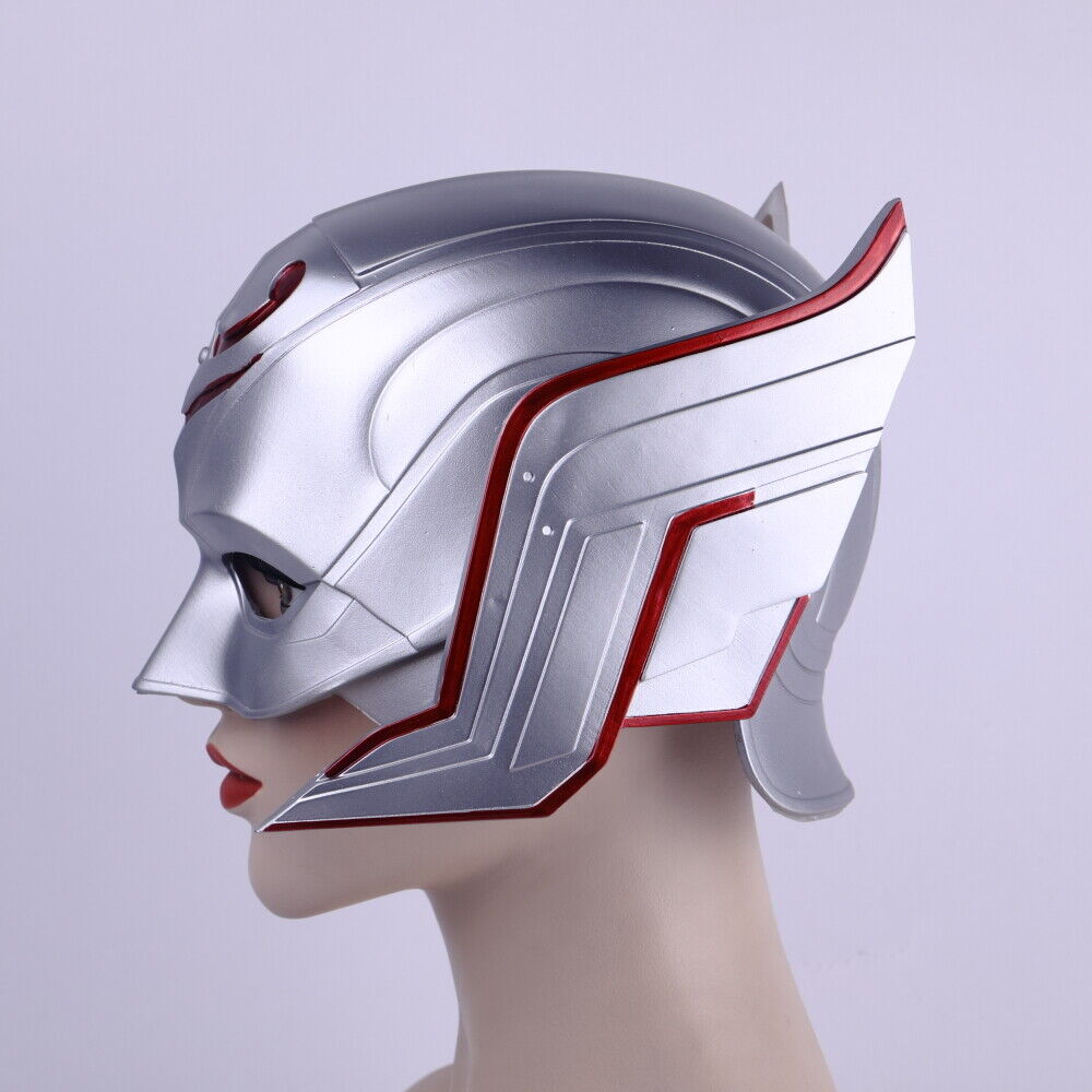 Mighty Thor 4 Love and Thunder Women Helmet Cosplay Superhero Halloween Helmet