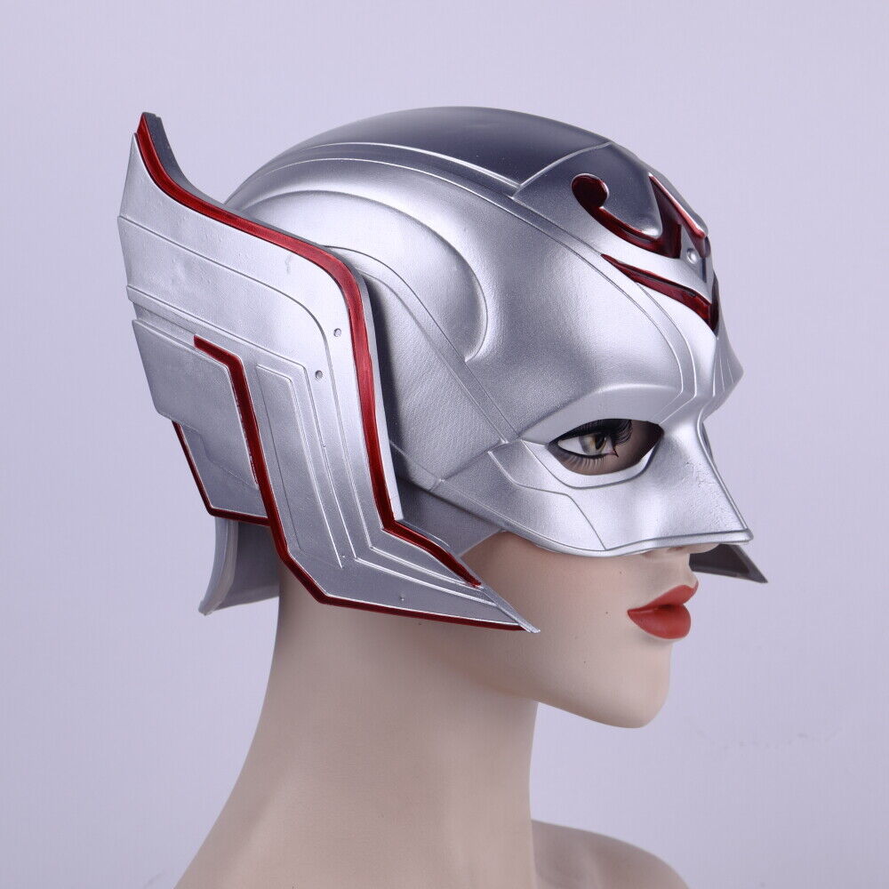 Mighty Thor 4 Love and Thunder Women Helmet Cosplay Superhero Halloween Helmet