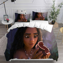 Moana 2  Cosplay Bedding Set Duvet Cover Pillowcases Halloween Home Decor