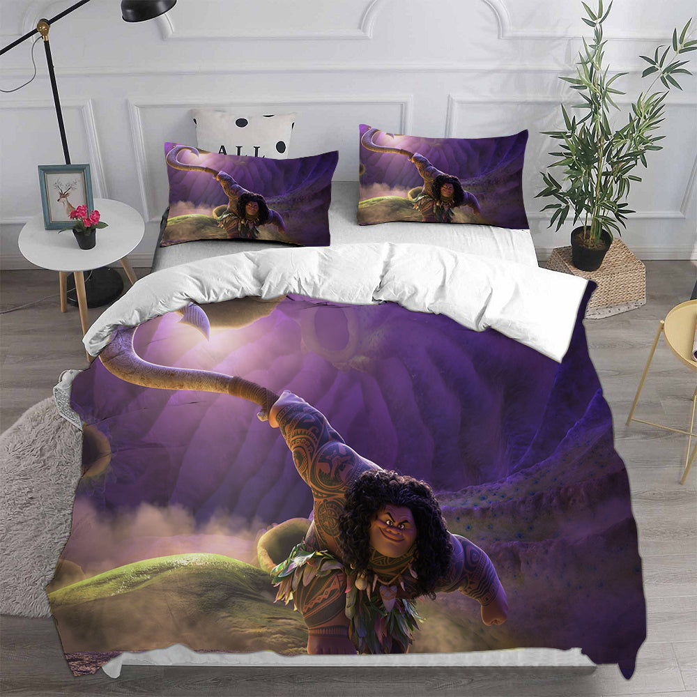 Moana 2  Cosplay Bedding Set Duvet Cover Pillowcases Halloween Home Decor