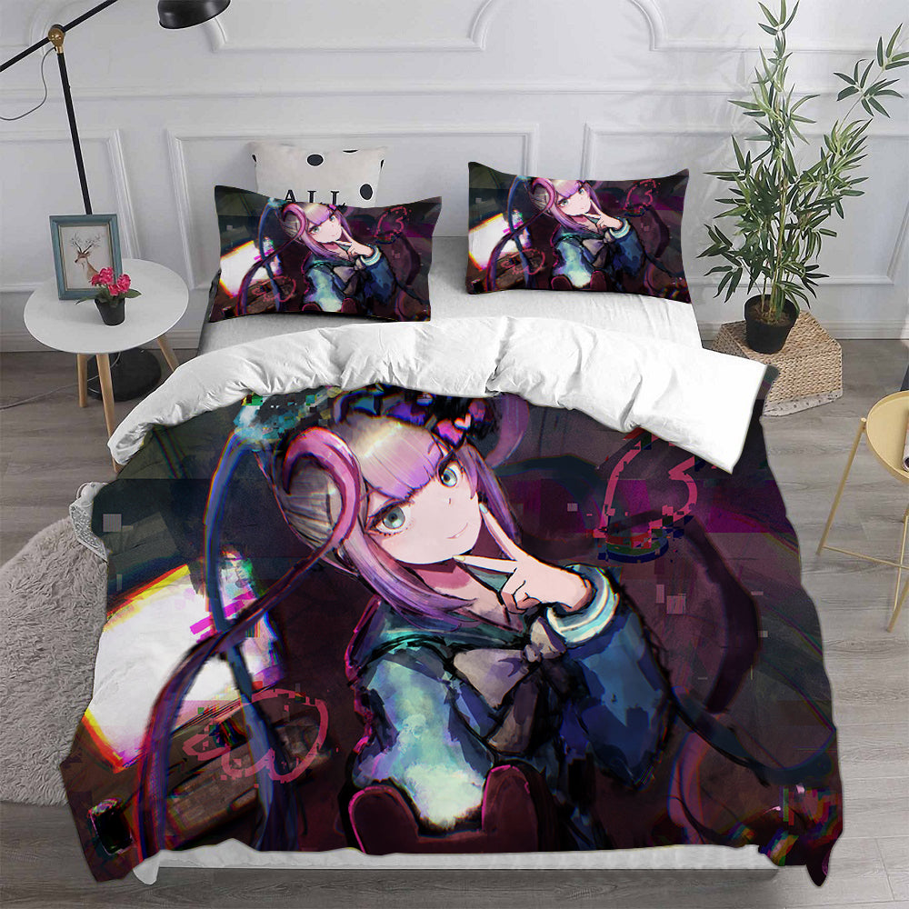 NEEDY GIRL OVERDOSE Cosplay Bedding Set Duvet Cover Pillowcases Halloween Home Decor