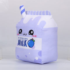Milk Box Shape Plush Toy Throw Pillows