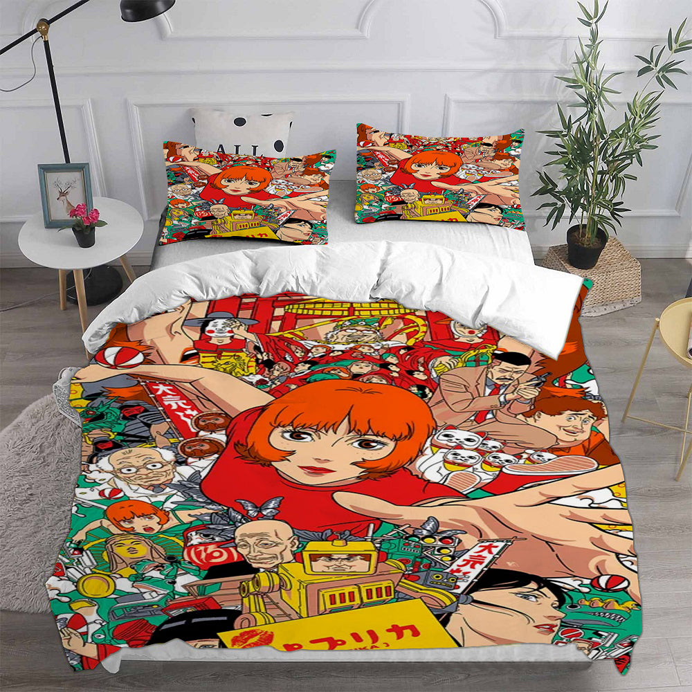 Paprika Cosplay Bedding Set Duvet Cover Pillowcases Halloween Home Decor