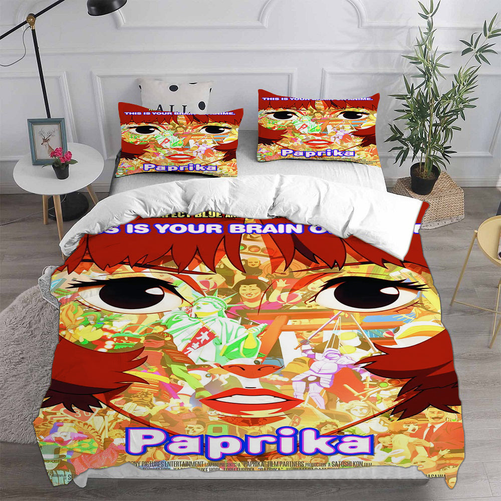 Paprika Cosplay Bedding Set Duvet Cover Pillowcases Halloween Home Decor