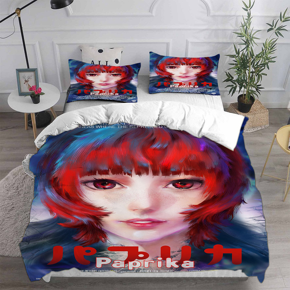 Paprika Cosplay Bedding Set Duvet Cover Pillowcases Halloween Home Decor