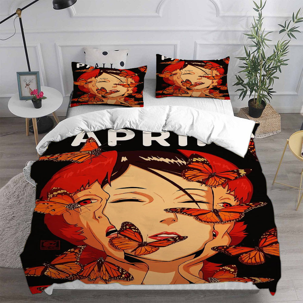 Paprika Cosplay Bedding Set Duvet Cover Pillowcases Halloween Home Decor