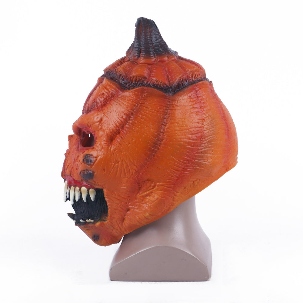 Pumpkin Head Cosplay Mask Halloween Horror Scary Helmet Party Mask