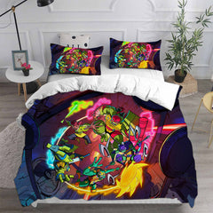 Rise of the Teenage Mutant Ninja Turtles Cosplay Bedding Set Duvet Cover Pillowcases Halloween Home Decor