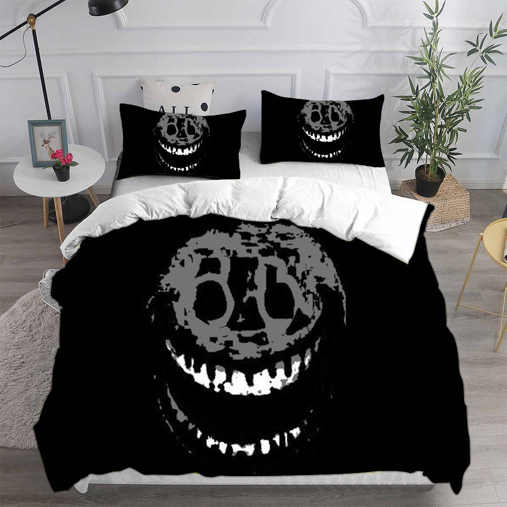 Roblox Doors Cosplay Bedding Set Duvet Cover Pillowcases Halloween Home Decor