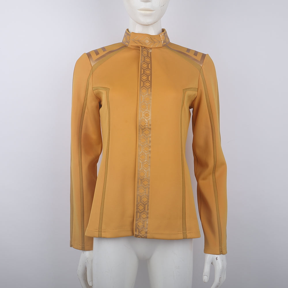 Star Trek SNW Captain Number One Uniform Starfleet Female Top Shirts Jacket Costumes