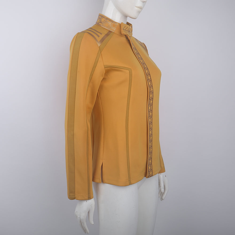 Star Trek SNW Captain Number One Uniform Starfleet Female Top Shirts Jacket Costumes